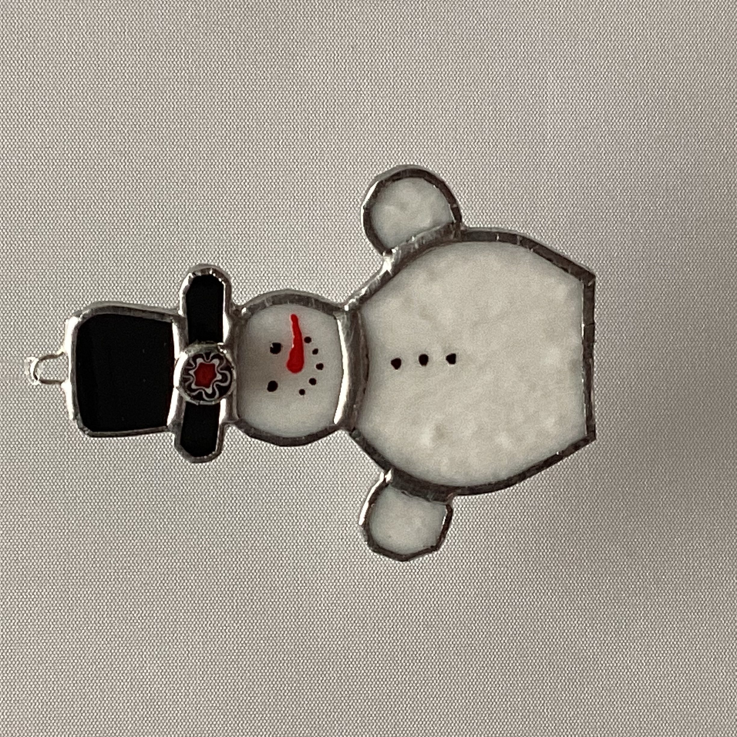 Glasinlood Sneeuwpop Hanger - Afbeelding 3