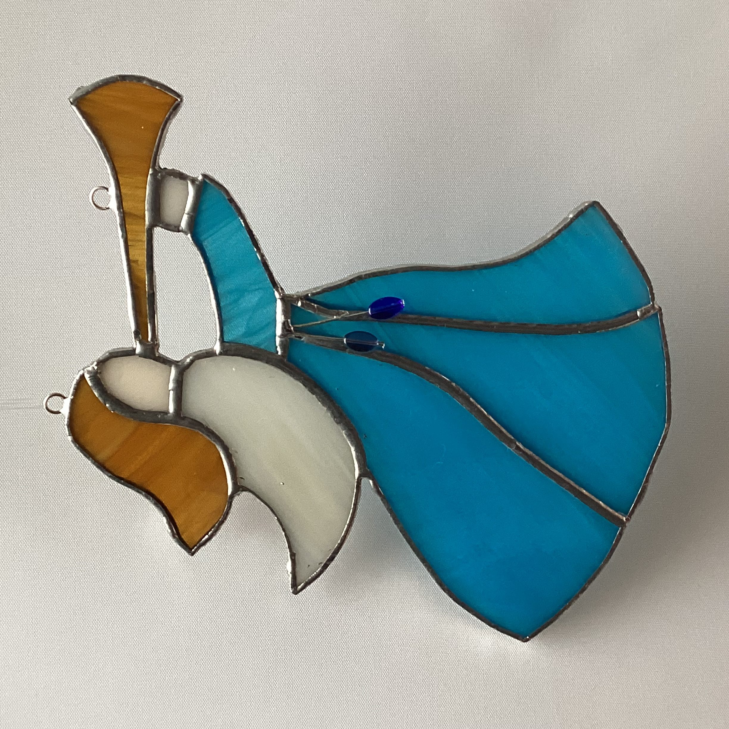 glasinlood engel met trompet