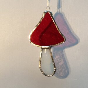 rode punt paddestoel