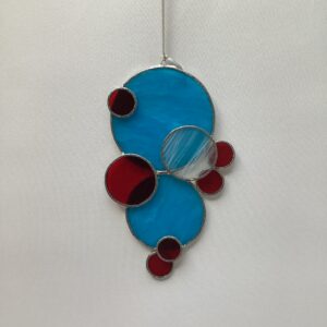 Blauw rode witte cirkels