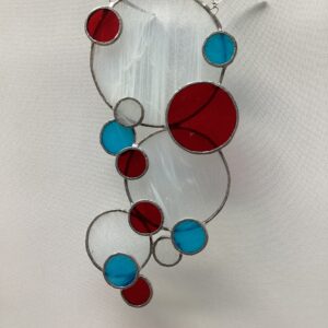 witte rode blauwe cirkels