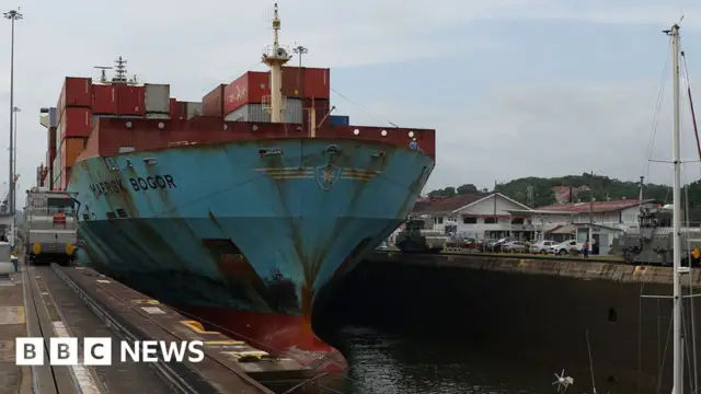 The Panama Canal has low water levels that could affect Christmas cheer