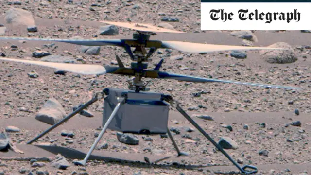 The historic helicopter made an emergency landing on Mars