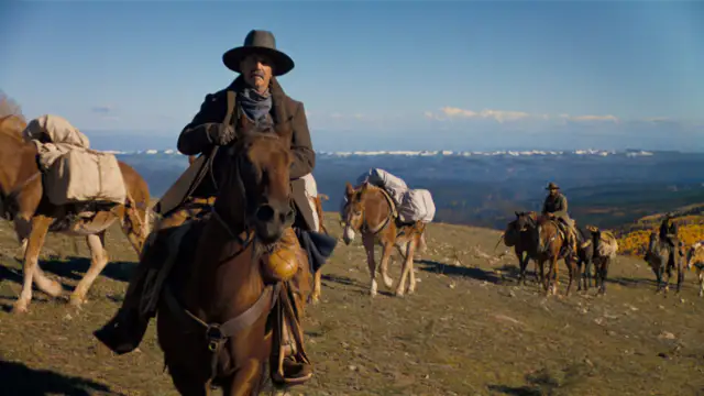 Kevin Costner praised his son's acting debut in the trailer for his movie
