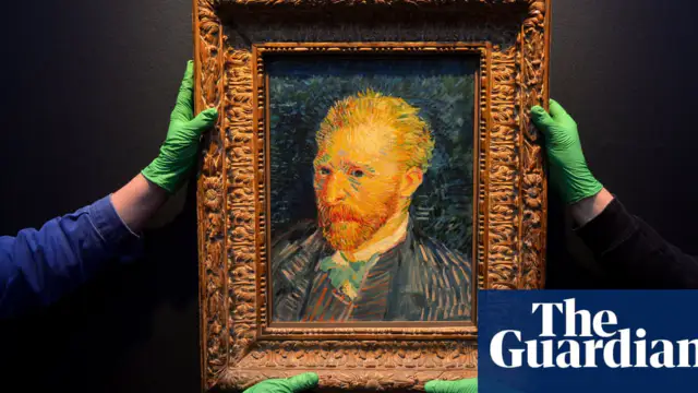 The Van Gogh self-portrait was borrowed from the National Museum in Wales