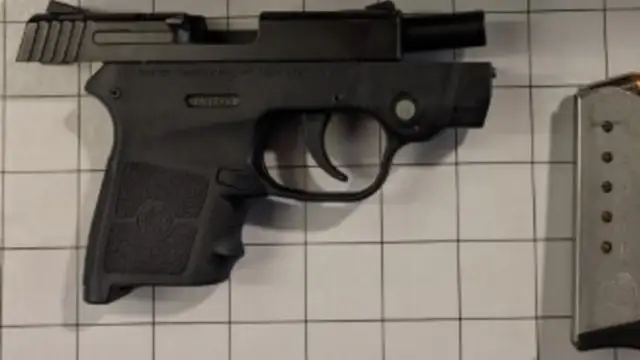 The man was stopped at the Pittsburgh International Airport with a loaded gun