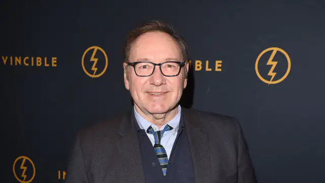 Kevin Spacey looked in good spirits at the premiere of Peter Five Eight