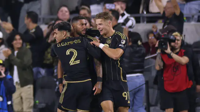 Denis Bouanga's 2 goals help LAFC play Red Bulls to a 2-2 draw