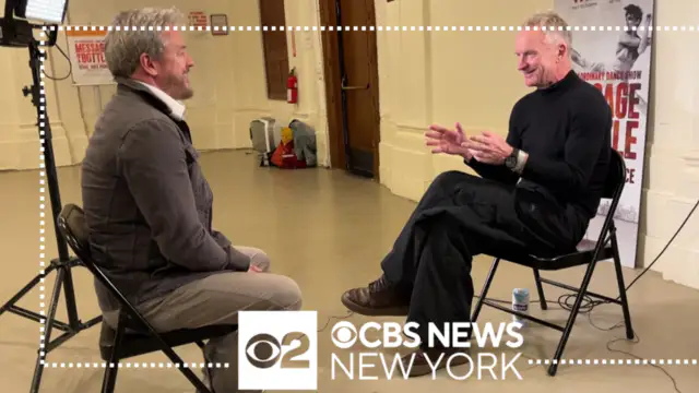 Sting is performing at the New York City Center in a show called "Message in a Bottle"