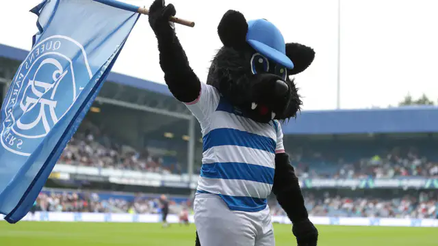 The mascot of Queens Park Rangers denied chatting up female fans