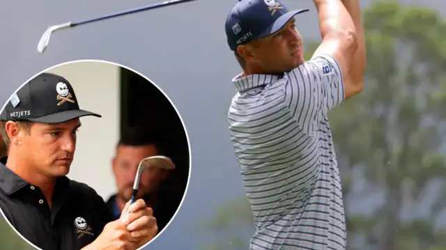 After a messy back nine, DeChambeau's final swing keeps him in the mix at the Masters