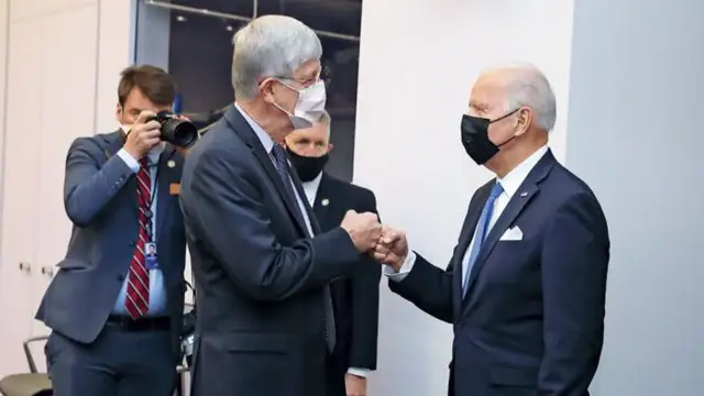 Francis Collins, the former director of the National Institute of Health, has been diagnosed with prostrate cancer