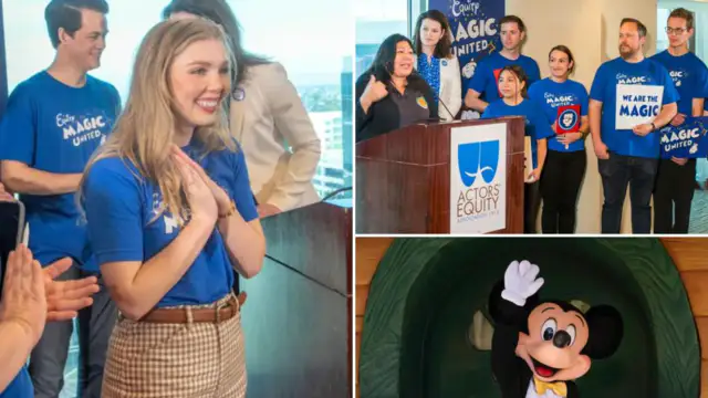 Disneyland cast members attempt to form a labor union