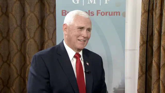 Russian aggression poses a serious threat to Europe, warns Mike Pence