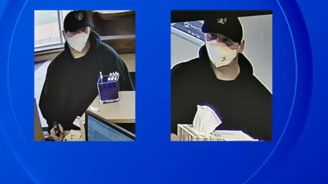 The FBI and police are looking for a suspect in a Michigan bank robbery