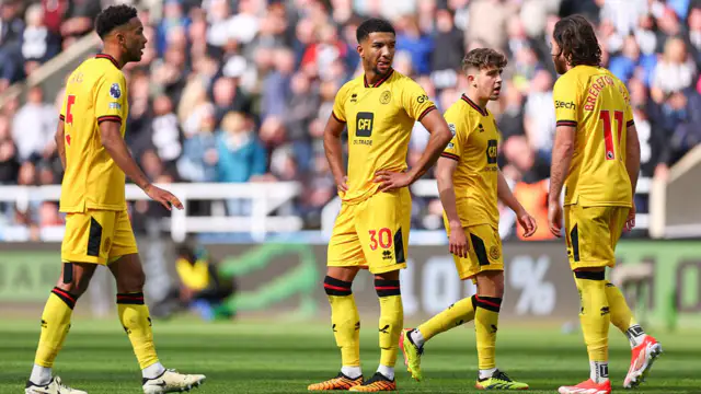 Sheffield United faces relegation from the English Premier League