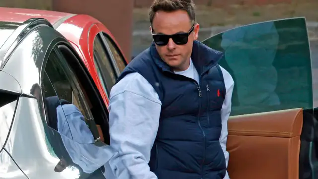 As he prepares to become a father, Ant McPartlin shows off his new car