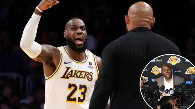 NBA legend Magic Johnson said that the Lakers have a problem