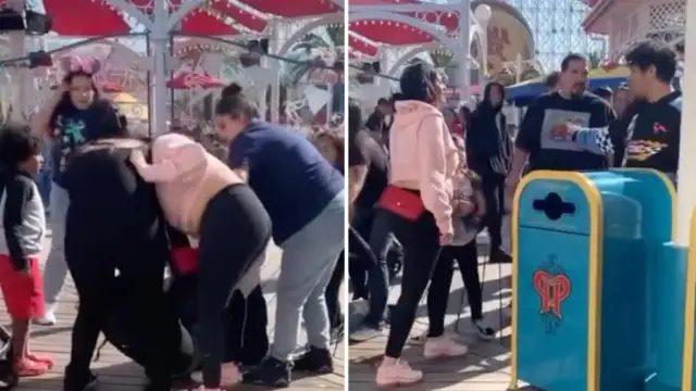 Altercation between mothers at Disneyland escalates into physical fight