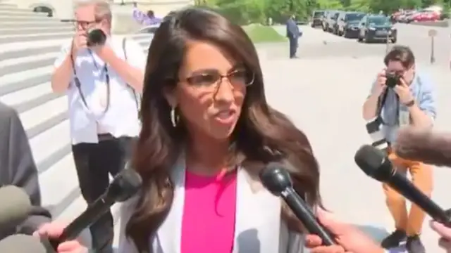 If Hakeem Jeffries or Mike Johnson is Speaker, it makes no difference to Lauren Boebert