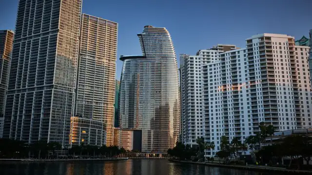 The 66-story residential tower in Miami is owned by Aston Martin
