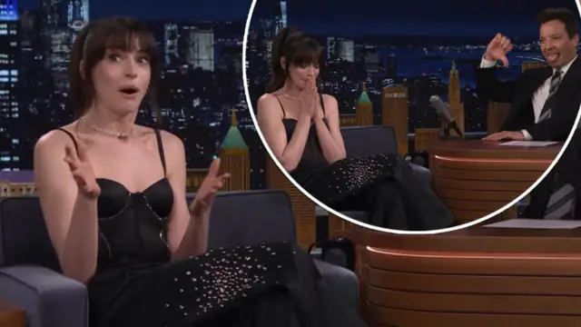 Anne Hathaway faces awkward moment on Tonight Show
