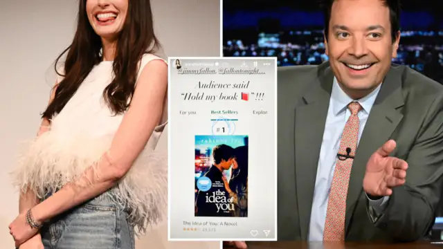 Anne Hathaway claps back at the audience after she was asked about The Idea of You