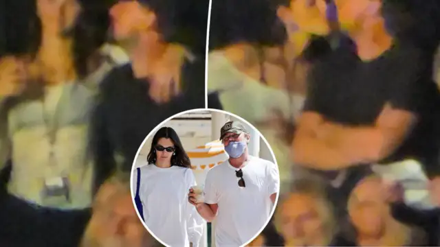 Leonardo DiCaprio kissed his girlfriend at the Rolling Stones concert