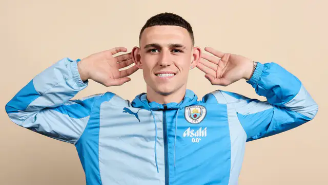 Phil Foden is the leader of Manchester City's pre-FA Cup final portraits