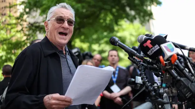 Biden campaign sends Robert De Niro and first responders to Trump's NY trial to spotlight Jan. 6 insurrection