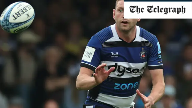 Northampton’s Alex Mitchell supports Fin Smith against Finn Russell in Premiership final