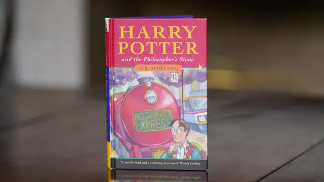 The first Harry Potter book is up for auction and is valued at up to $60,000