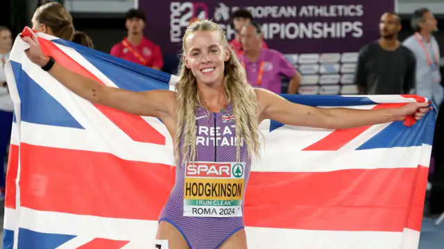 Keely Hodgkinson overcomes illness to secure fourth European Championship gold in 800m