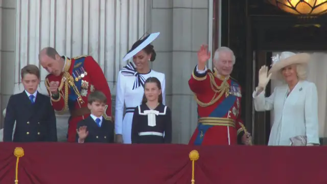 Princess of Wales makes first public appearance since cancer diagnosis at Buckingham Palace balcony alongside other royals