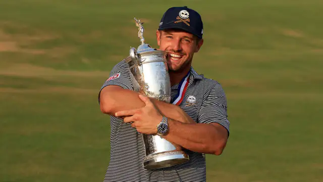 Bryson DeChambeau leads by three strokes heading into final round of the US Open 2024