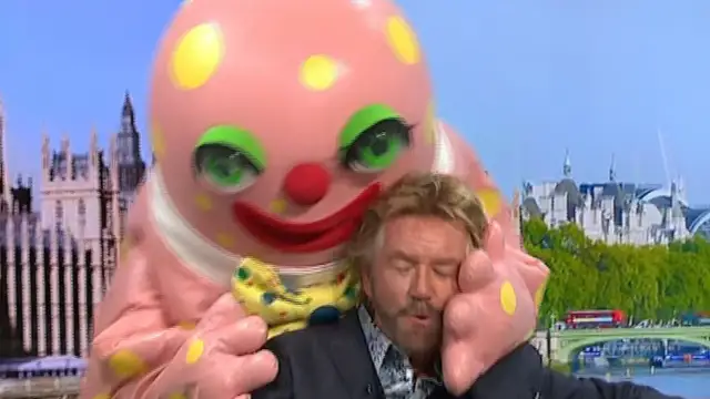 The 90s House Party sidekick Mr Blobby is going to be with Noel Edmonds again