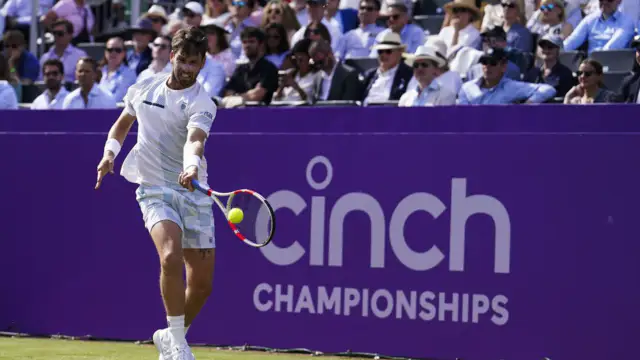 Milos Raonic aced by big-serving Cameron Norrie in the first round