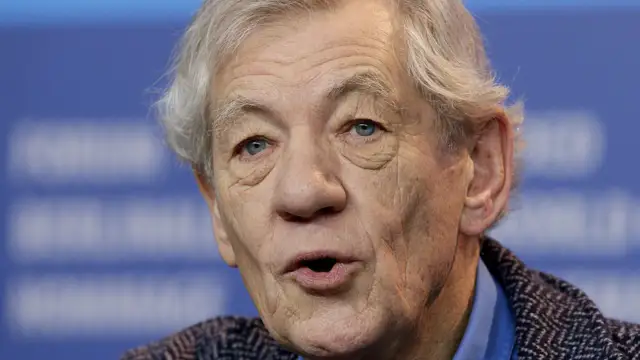 Sir Ian McKellen rushed to hospital after falling off stage during London performance