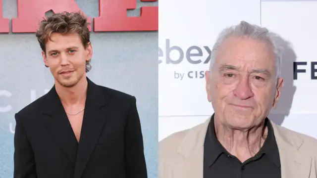Austin said he was too nervous to get high while meeting Robert De Niro