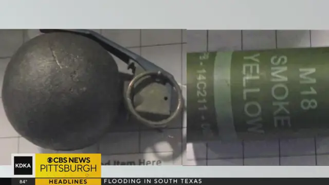 There are two grenades at the Pittsburgh International Airport