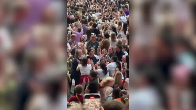Taylor Swift's Eras Tour at Wembley Stadium draws massive crowds