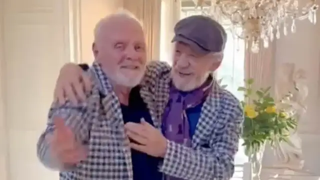 Anthony and Ian dance together to the song 'I love this man'