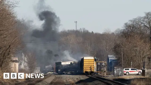 NTSB investigation finds flaming wheel bearing caused East Palestine train derailment