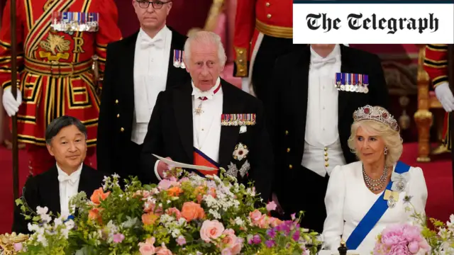 Buckingham Palace has a state banquet and pineapples were off the menu