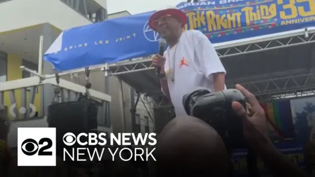 The Spike Lee classic "Do the Right Thing" is celebrated at a block party