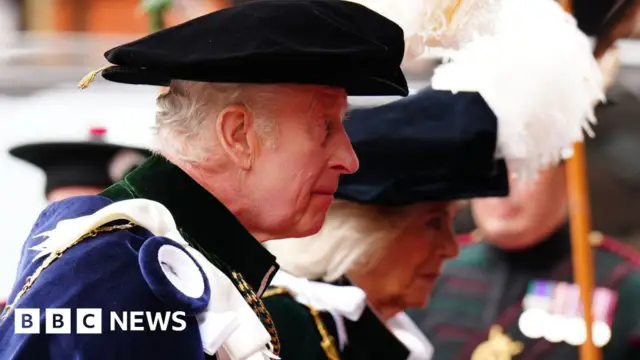 Queen and Duke of Edinburgh honored with membership of the Order of the Thistle in Scotland