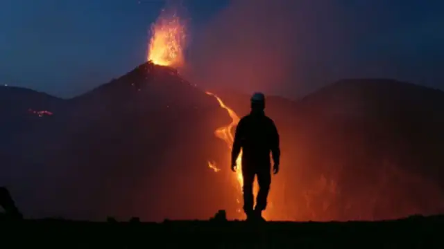 Drone footage captures Mount Etna's spectacular eruption