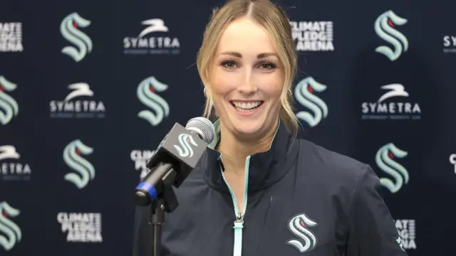 Jessica Campbell makes history as the first female NHL assistant coach with the Seattle Kraken