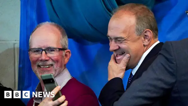Liberal Democrats celebrate historic victory under Ed Davey's leadership
