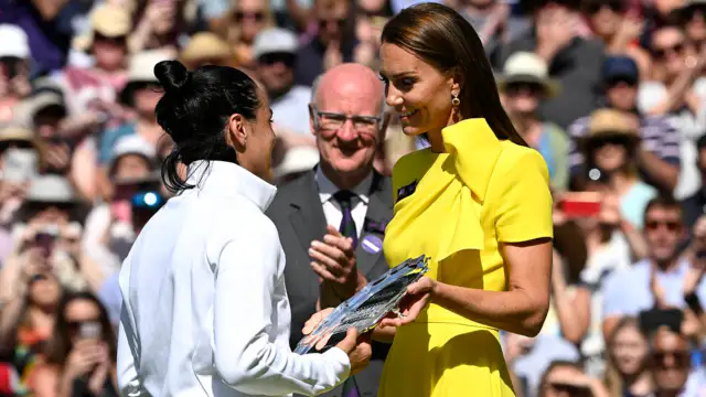 Duchess of Gloucester on standby for Princess of Wales at Wimbledon finals